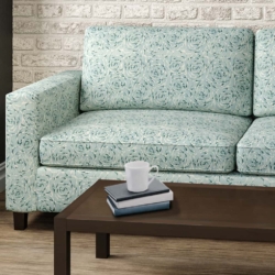D2921 Capri fabric upholstered on furniture scene