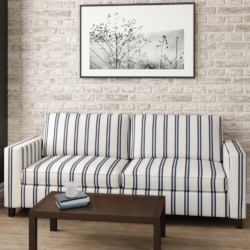 D2924 Denim fabric upholstered on furniture scene