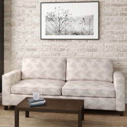 D2930 Fog fabric upholstered on furniture scene