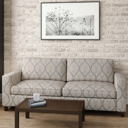 D2933 Pewter fabric upholstered on furniture scene