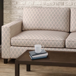 D2936 Cayenne fabric upholstered on furniture scene
