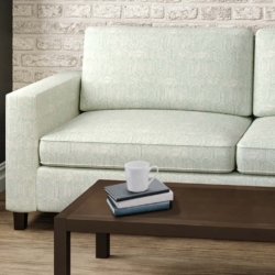 D2938 Water fabric upholstered on furniture scene