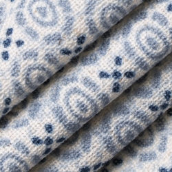 D2944 Cornflower Upholstery Fabric Closeup to show texture