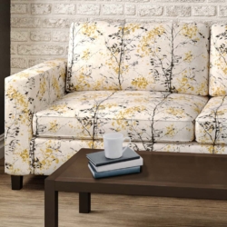D2945 Tuscan Sun fabric upholstered on furniture scene