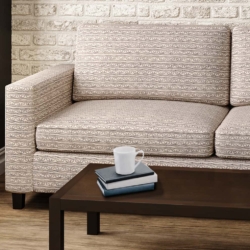 D2949 Gunmetal fabric upholstered on furniture scene