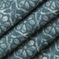 D2950 Teal Upholstery Fabric Closeup to show texture