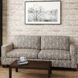 D2954 Slate fabric upholstered on furniture scene