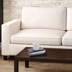 D2955 Dove fabric upholstered on furniture scene