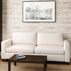D2955 Dove fabric upholstered on furniture scene