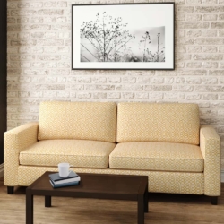 D2956 Butterscotch fabric upholstered on furniture scene