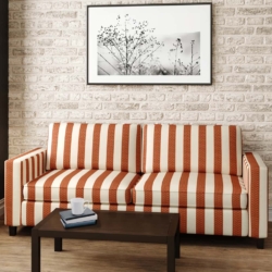 D2958 Spice fabric upholstered on furniture scene