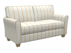 D300 Antique Noble Stripe fabric upholstered on furniture scene