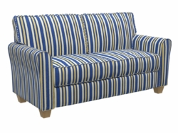 D301 Regal Noble Stripe fabric upholstered on furniture scene