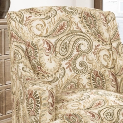 D3026 Eucalyptus fabric upholstered on furniture scene
