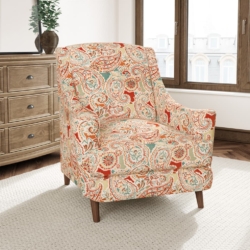D3031 Capri fabric upholstered on furniture scene
