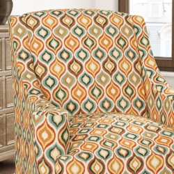 D3039 Jewel fabric upholstered on furniture scene