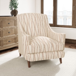 D3041 Saffron fabric upholstered on furniture scene