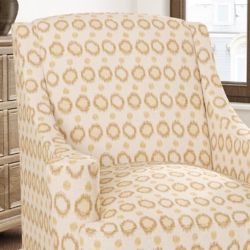 D3044 Straw fabric upholstered on furniture scene