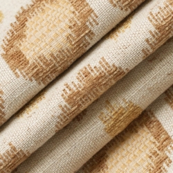 D3044 Straw Upholstery Fabric Closeup to show texture