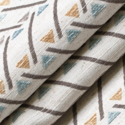 D3050 Pool Upholstery Fabric Closeup to show texture