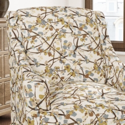 D3058 Breeze fabric upholstered on furniture scene