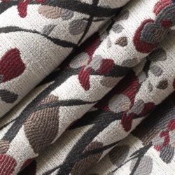 D3059 Crimson Upholstery Fabric Closeup to show texture