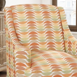 D3061 Citrus fabric upholstered on furniture scene