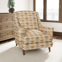 D3065 Driftwood fabric upholstered on furniture scene