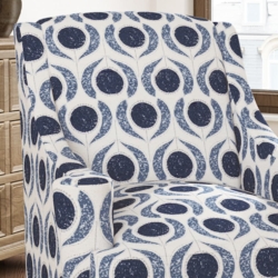 D3067 Denim fabric upholstered on furniture scene