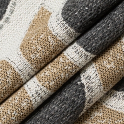 D3069 Zinc Upholstery Fabric Closeup to show texture