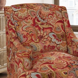 D3071 Classic fabric upholstered on furniture scene