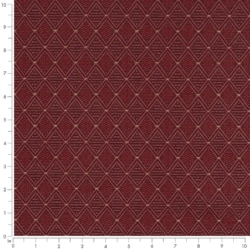 Image of D3095 Burgundy showing scale of fabric