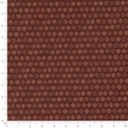 Image of D3108 Rust showing scale of fabric