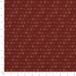 Image of D3109 Salsa showing scale of fabric