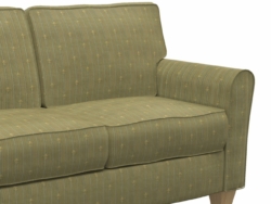 D313 Juniper Medallion fabric upholstered on furniture scene