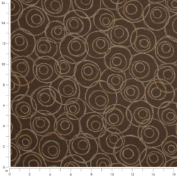 Image of D3132 Walnut showing scale of fabric
