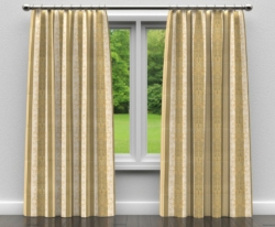 D318 Juniper Vintage drapery fabric on window treatments