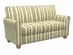 D318 Juniper Vintage fabric upholstered on furniture scene