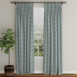 D3239 Royal Belle drapery fabric on window treatments
