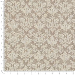 Image of D3247 Beige Trellis showing scale of fabric