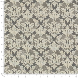 Image of D3252 Pewter Trellis showing scale of fabric