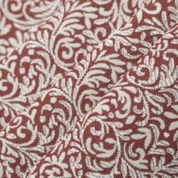 D3254 Ruby Elise Upholstery Fabric Closeup to show texture