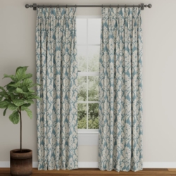 D3263 Royal Victoria drapery fabric on window treatments