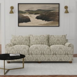 D3265 Beige Palisade fabric upholstered on furniture scene