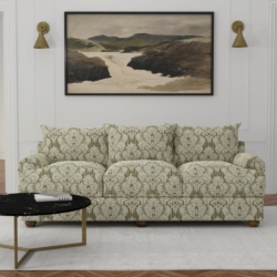 D3268 Juniper Palisade fabric upholstered on furniture scene
