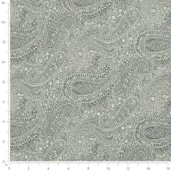 Image of D3281 Turquoise Grove showing scale of fabric