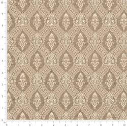 Image of D3284 Beige Ornate showing scale of fabric
