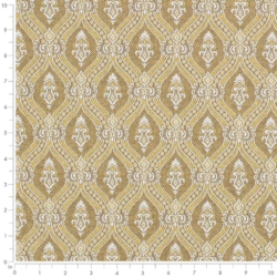 Image of D3285 Gold Ornate showing scale of fabric