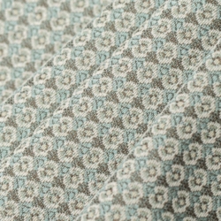 D3292 Aqua Petite Upholstery Fabric Closeup to show texture