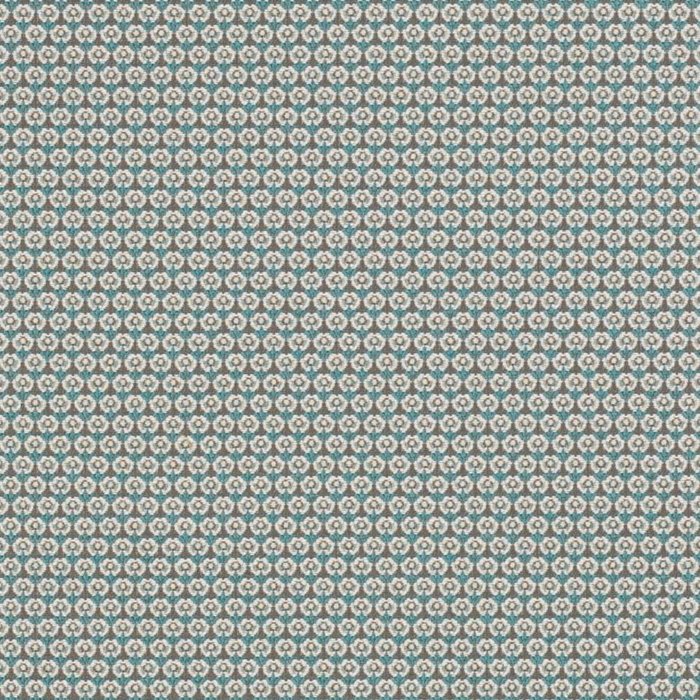 D3293 Turquoise Petite upholstery and drapery fabric by the yard full size image